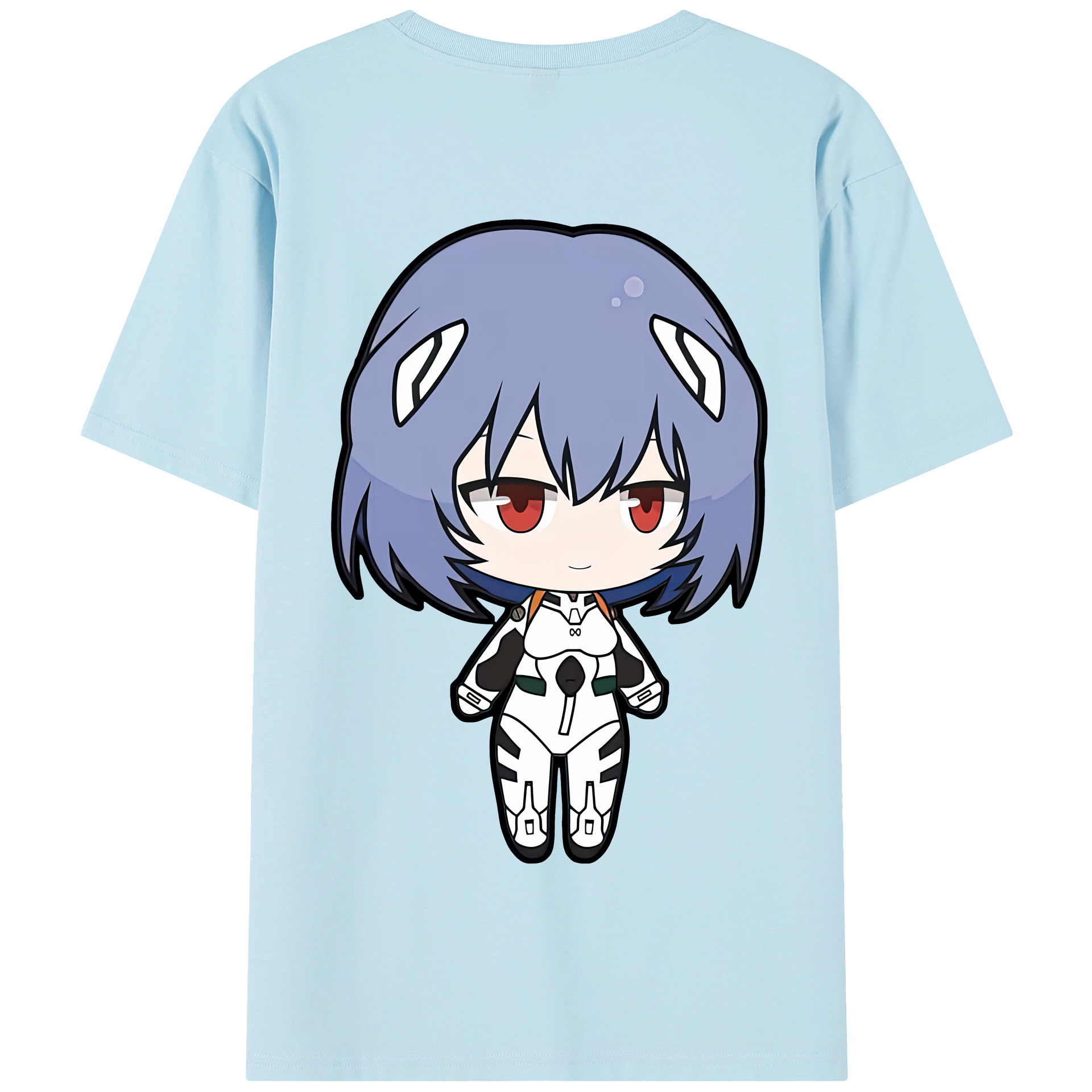 （画像用） EVA 新世紀エヴァンゲリオン 綿100％半袖Tシャツ（背面プリント）